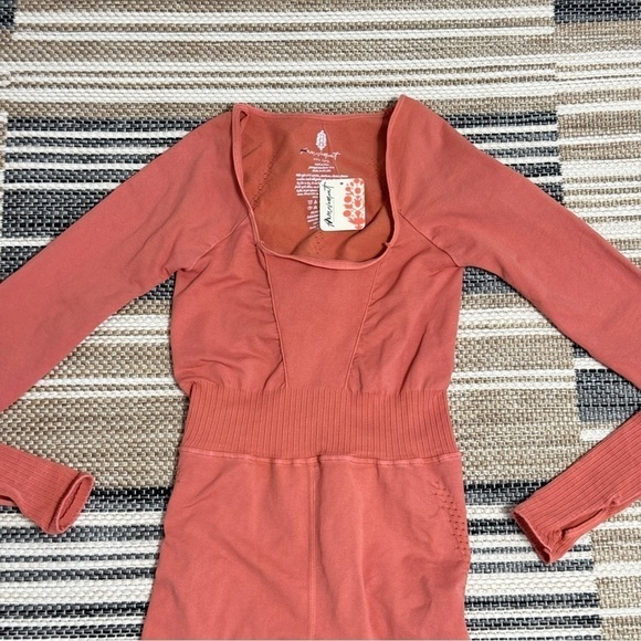 Free People Good Karma‎ Long Sleeve Autumn Leaves Onsies XS/S Women - Picture 4 of 16